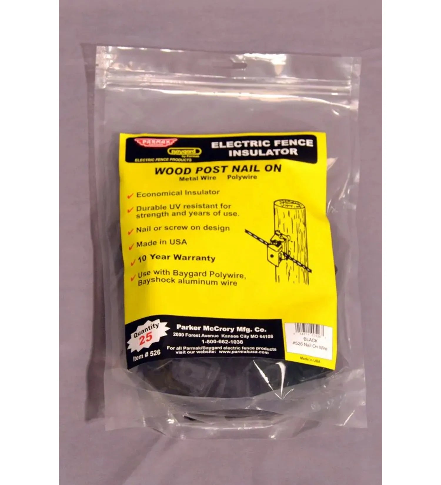 Bear Fence Nail On Insulators-600526